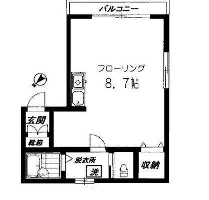 西巣鴨賃貸マンション・1R