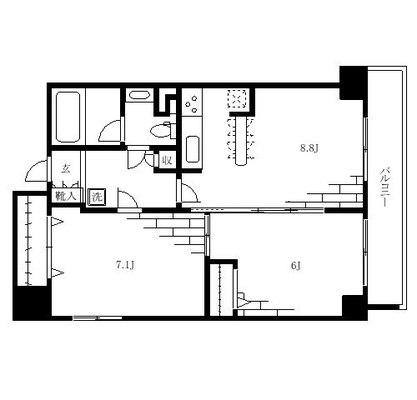 西巣鴨 マンション 2DK