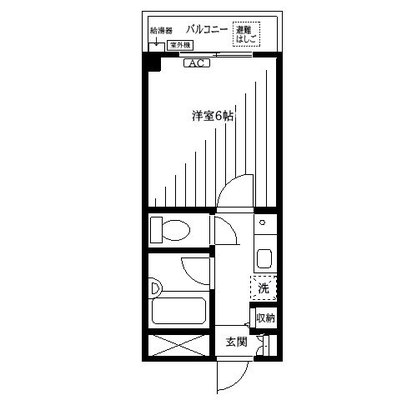 西巣鴨 マンション 1K