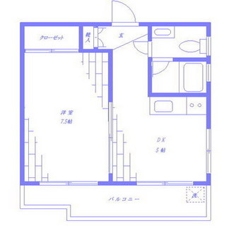 東京都北区滝野川７丁目 賃貸マンション 1DK