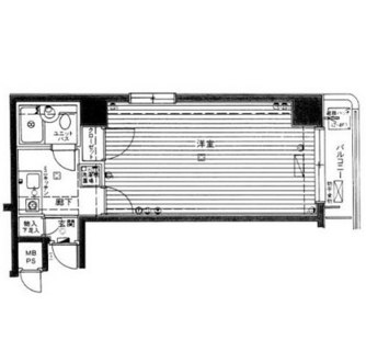 東京都北区滝野川２丁目 賃貸マンション 1K