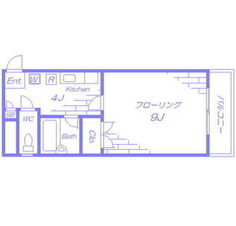 東京都北区滝野川６丁目 賃貸マンション 1K