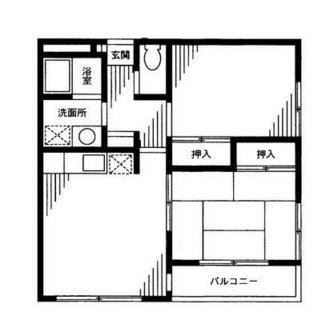 東京都北区滝野川６丁目 賃貸マンション 2DK