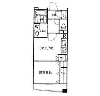 東京都北区滝野川６丁目 賃貸マンション 1DK