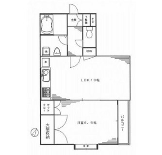 東京都北区滝野川６丁目 賃貸マンション 1LDK