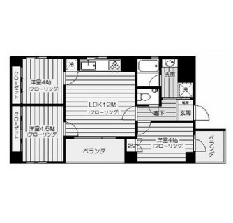 東京都北区滝野川７丁目 賃貸マンション 3LDK