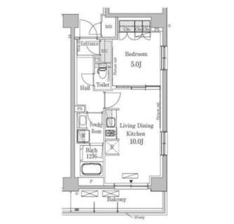 東京都北区滝野川６丁目 賃貸マンション 1LDK