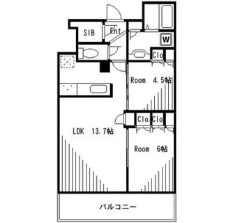 東京都北区滝野川６丁目 賃貸マンション 2LDK