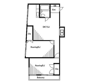 東京都豊島区巣鴨４丁目 賃貸マンション 2DK