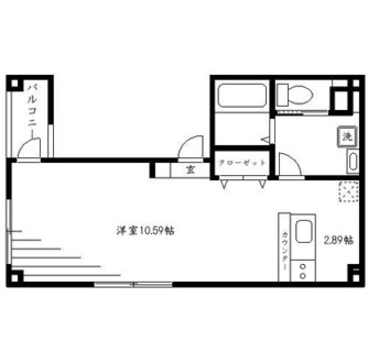 東京都豊島区西巣鴨３丁目 賃貸マンション 1R