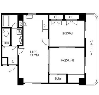 東京都北区滝野川２丁目 賃貸マンション 2LDK