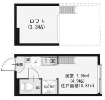 東京都北区滝野川３丁目 賃貸アパート 1R