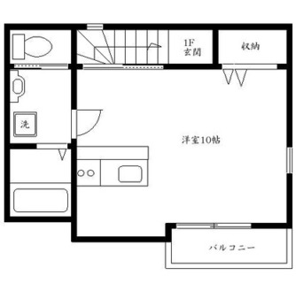 東京都北区滝野川５丁目 賃貸アパート 1R