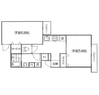 東京都豊島区西巣鴨２丁目 賃貸マンション 2K