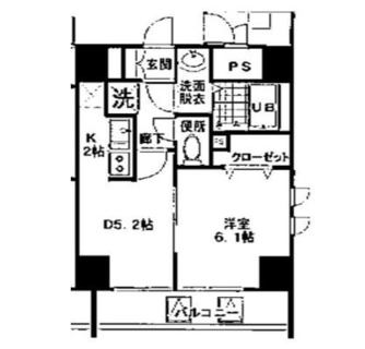 東京都北区滝野川７丁目 賃貸マンション 1DK