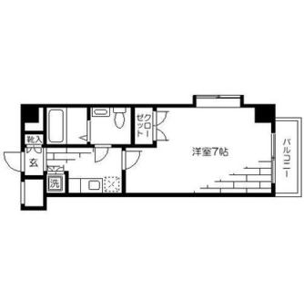 東京都北区滝野川６丁目 賃貸マンション 1K