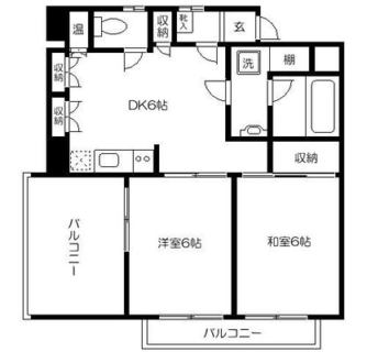 東京都北区滝野川５丁目 賃貸マンション 2DK