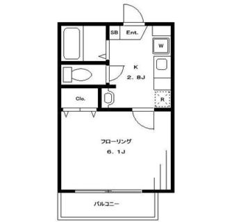 東京都北区滝野川３丁目 賃貸マンション 1K