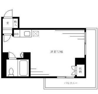 東京都北区滝野川６丁目 賃貸マンション 1R