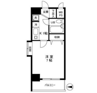 東京都北区滝野川１丁目 賃貸マンション 1K