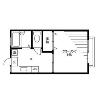 東京都北区滝野川６丁目 賃貸アパート 1DK