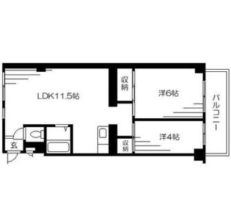 東京都北区滝野川７丁目 賃貸マンション 2LDK