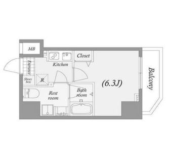 東京都北区滝野川５丁目 賃貸マンション 1K