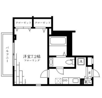 東京都北区滝野川３丁目 賃貸マンション 1K