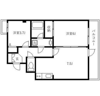 東京都北区西ヶ原４丁目 賃貸マンション 2DK