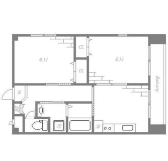 東京都豊島区巣鴨４丁目 賃貸マンション 2K