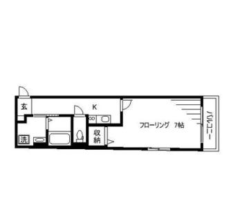 東京都北区滝野川７丁目 賃貸マンション 1K