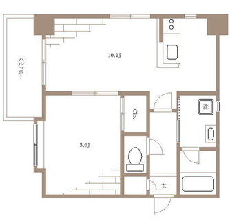 東京都北区滝野川６丁目 賃貸マンション 1LDK