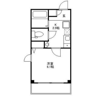 東京都北区滝野川６丁目 賃貸マンション 1K
