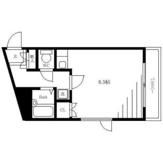 東京都豊島区西巣鴨２丁目 賃貸マンション 1R